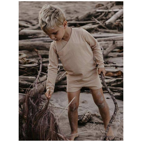 The Simple Folk | The SPF 50+ Swim Top Dune | 6/9 M - Picture 5 of 16